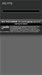 Mobile Screenshot of pg.org